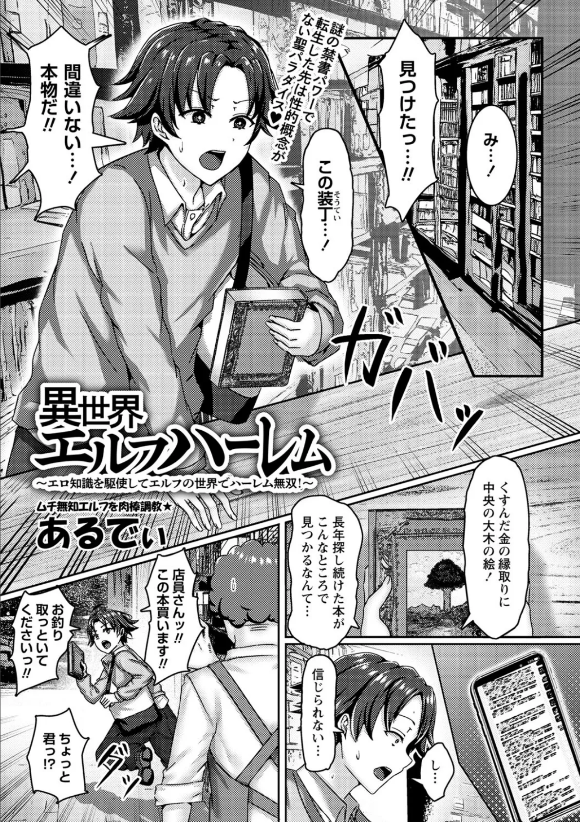 異世界エルフハーレム〜エロ知識を駆使してエルフの世界でハーレム無双!〜