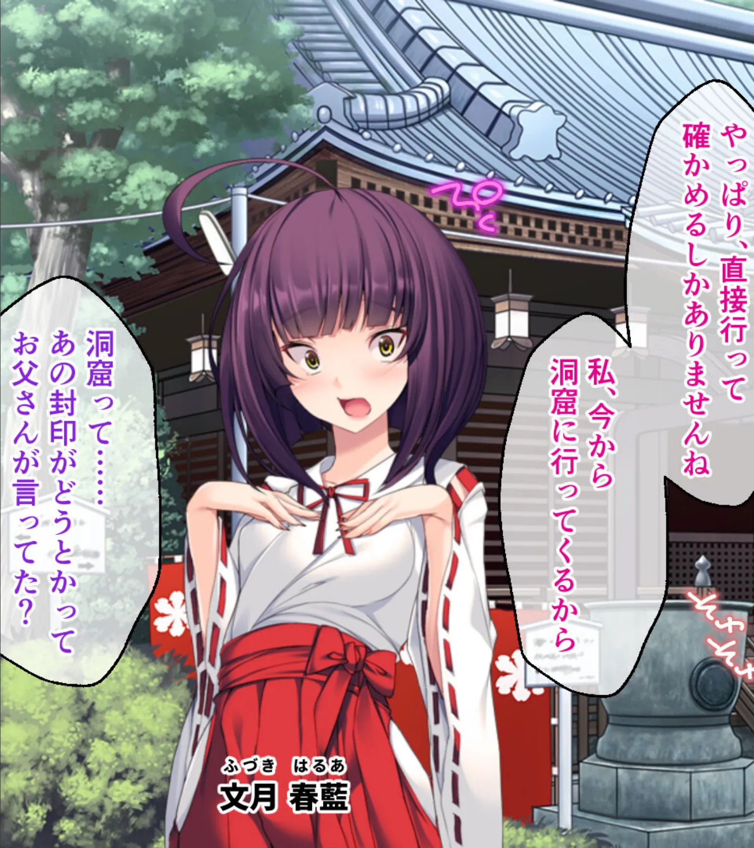 邪神に愛された巫女姉妹 〜洗脳×触手!!子種液を大量に飲まされ妊娠出産〜 3ページ