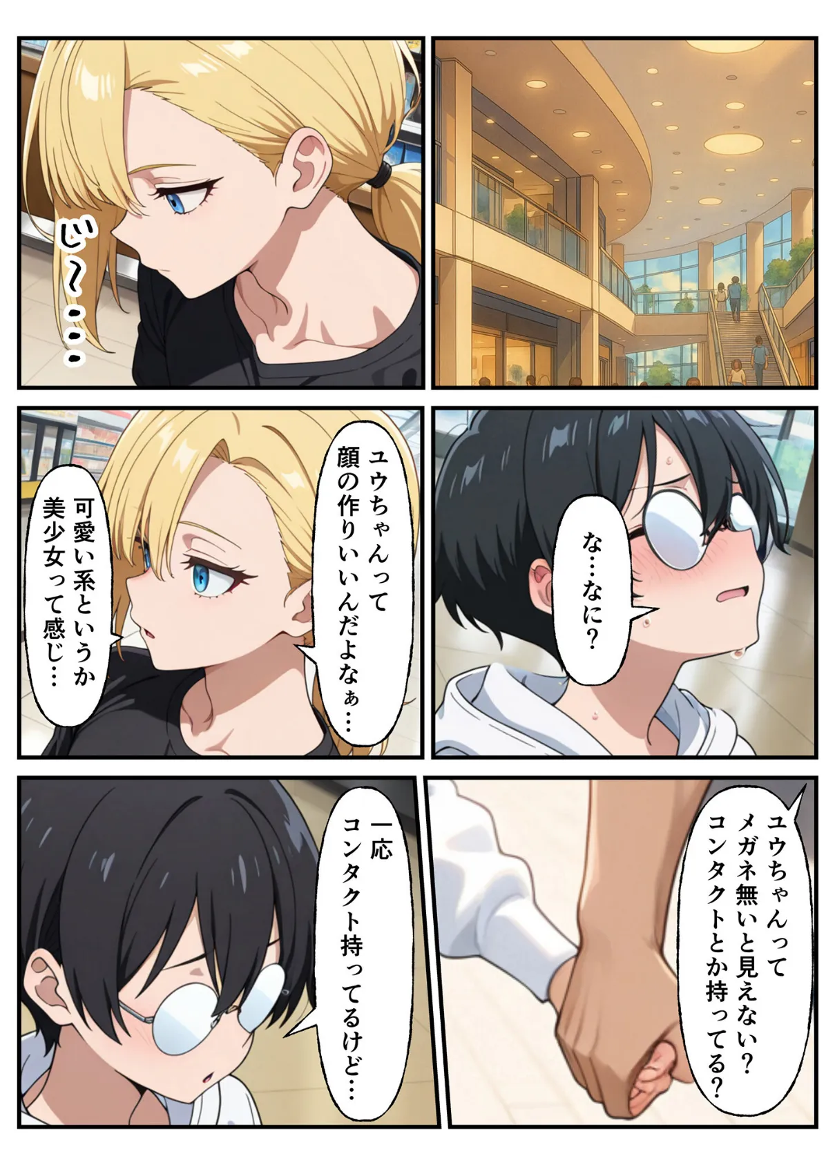 性転換希望調査に僕だけ希望するで出した結果、本当に女の子になってしまった話 モザイク版 16ページ