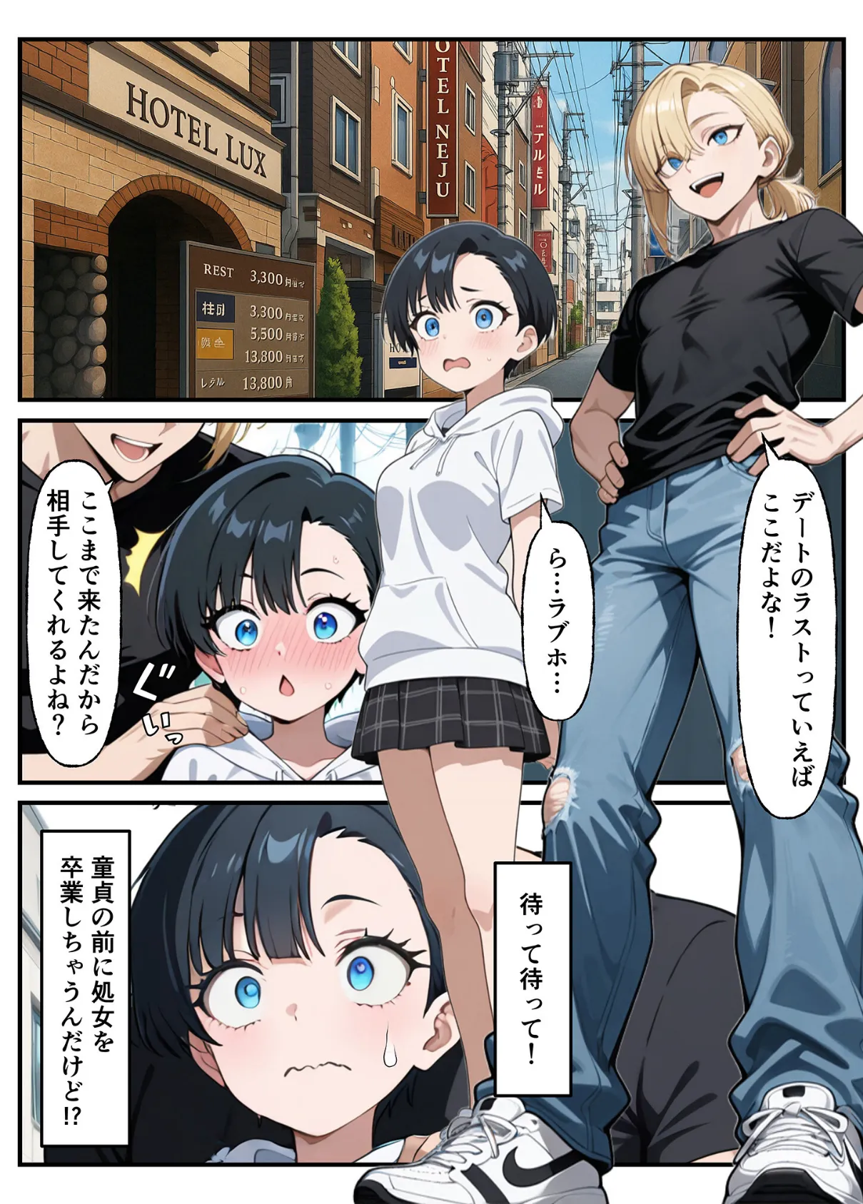 性転換希望調査に僕だけ希望するで出した結果、本当に女の子になってしまった話 モザイク版 23ページ