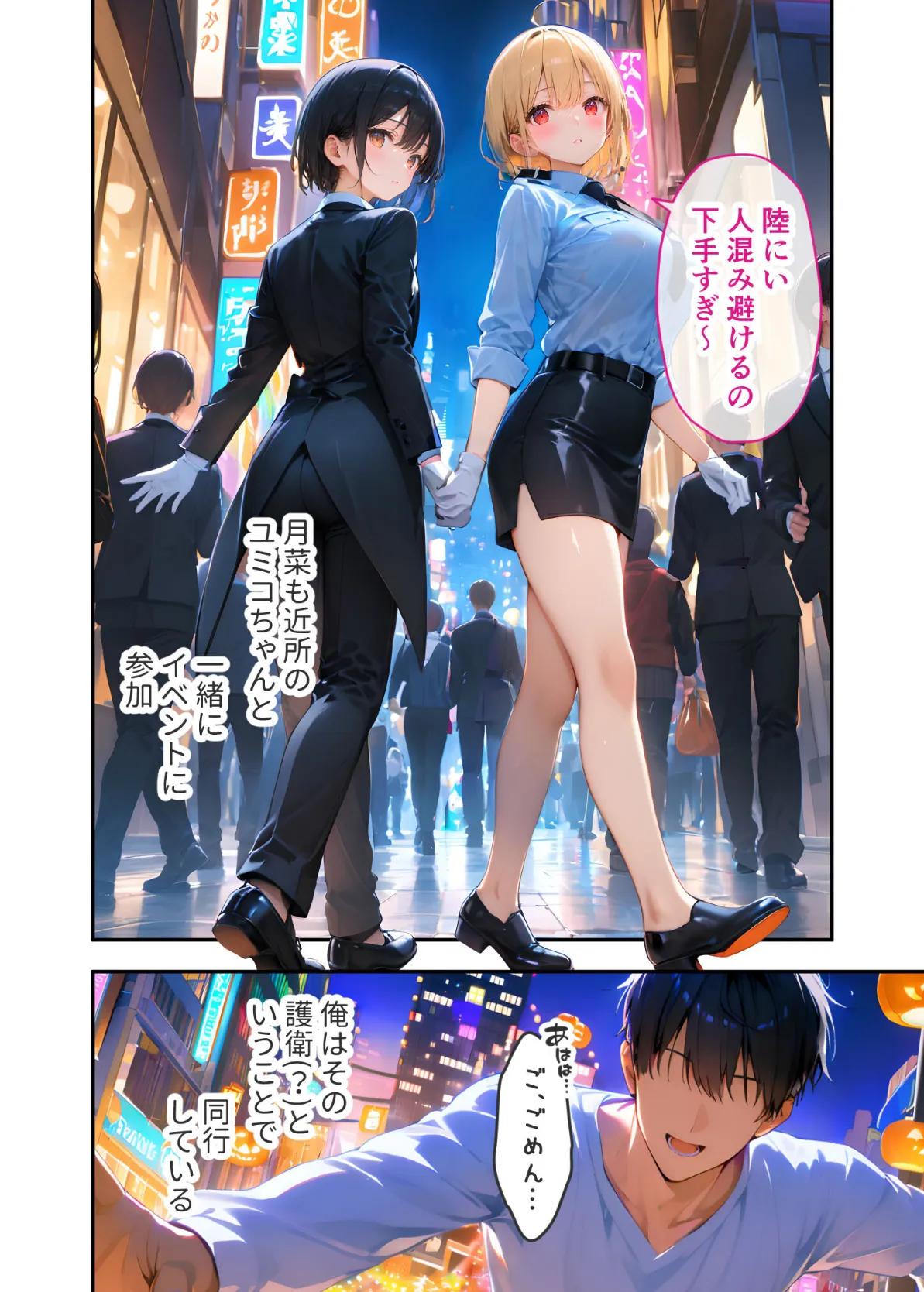 愛する義妹のえっちな罵倒 〜タイホしちゃうぞお義兄ちゃん〜 モザイク版 4ページ