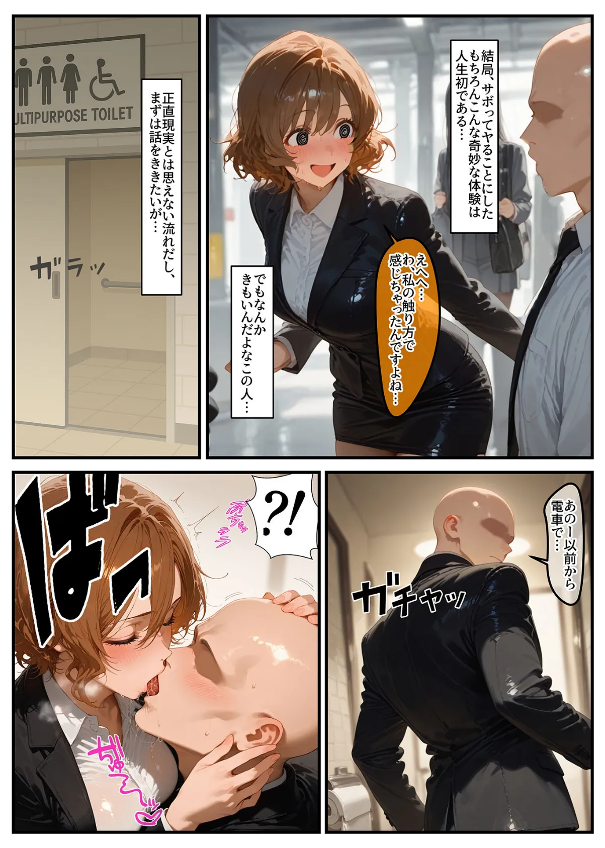 貞操逆転世界では元推し達が処女をこじらせてチ●媚びしてくる モザイク版 9ページ