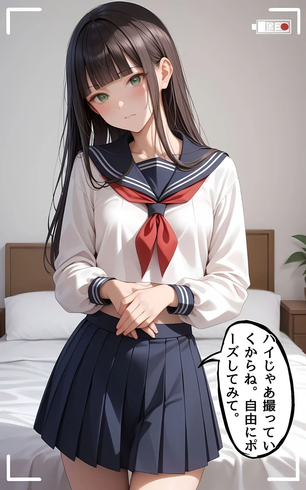 ぱんちら撮影会のはずが、いつのまにかおじさんち〇ぽに沼る話4 モザイク版 10ページ