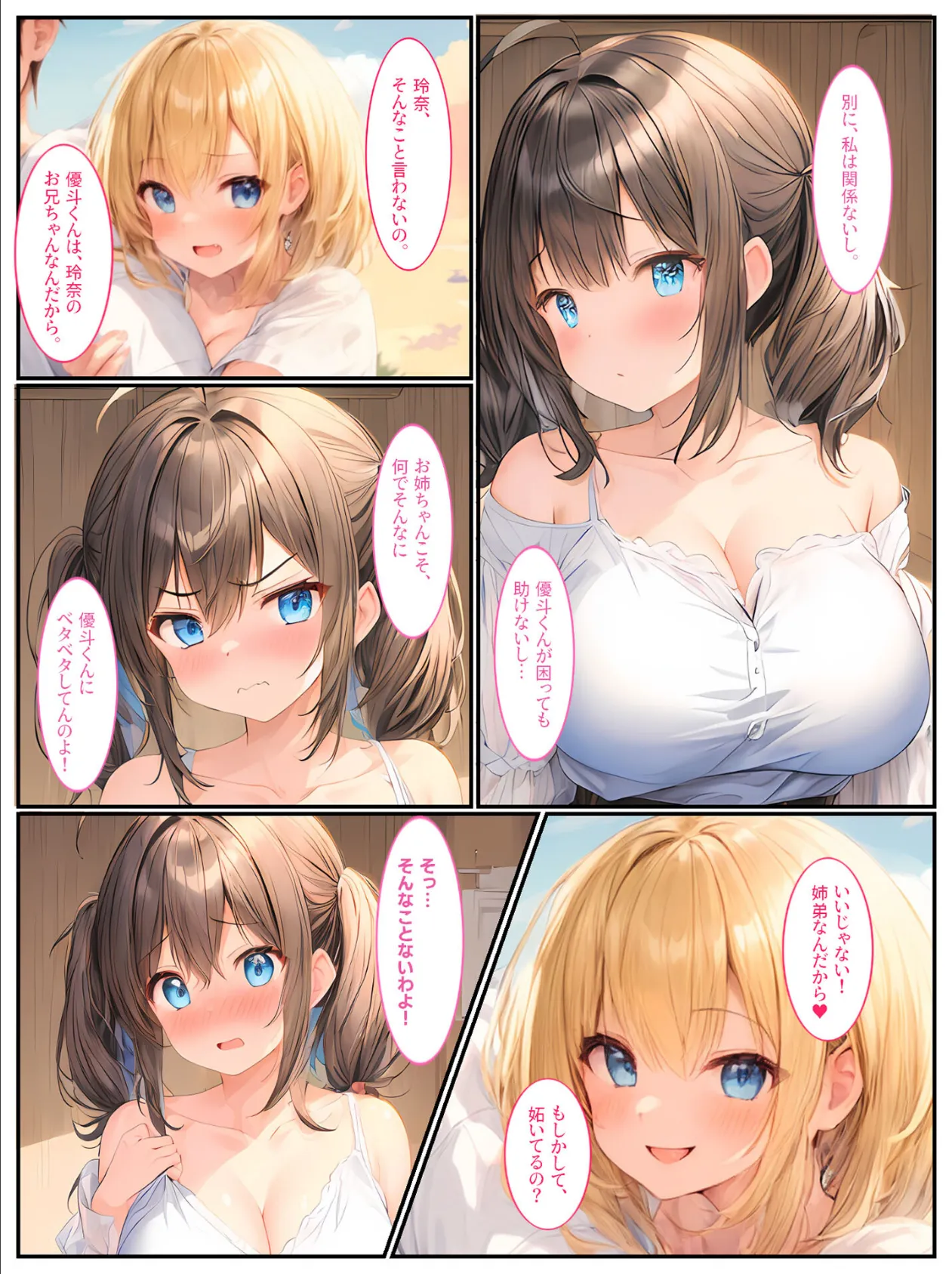 巨乳姉妹と家族になったら毎日セックスしています モザイク版 10ページ