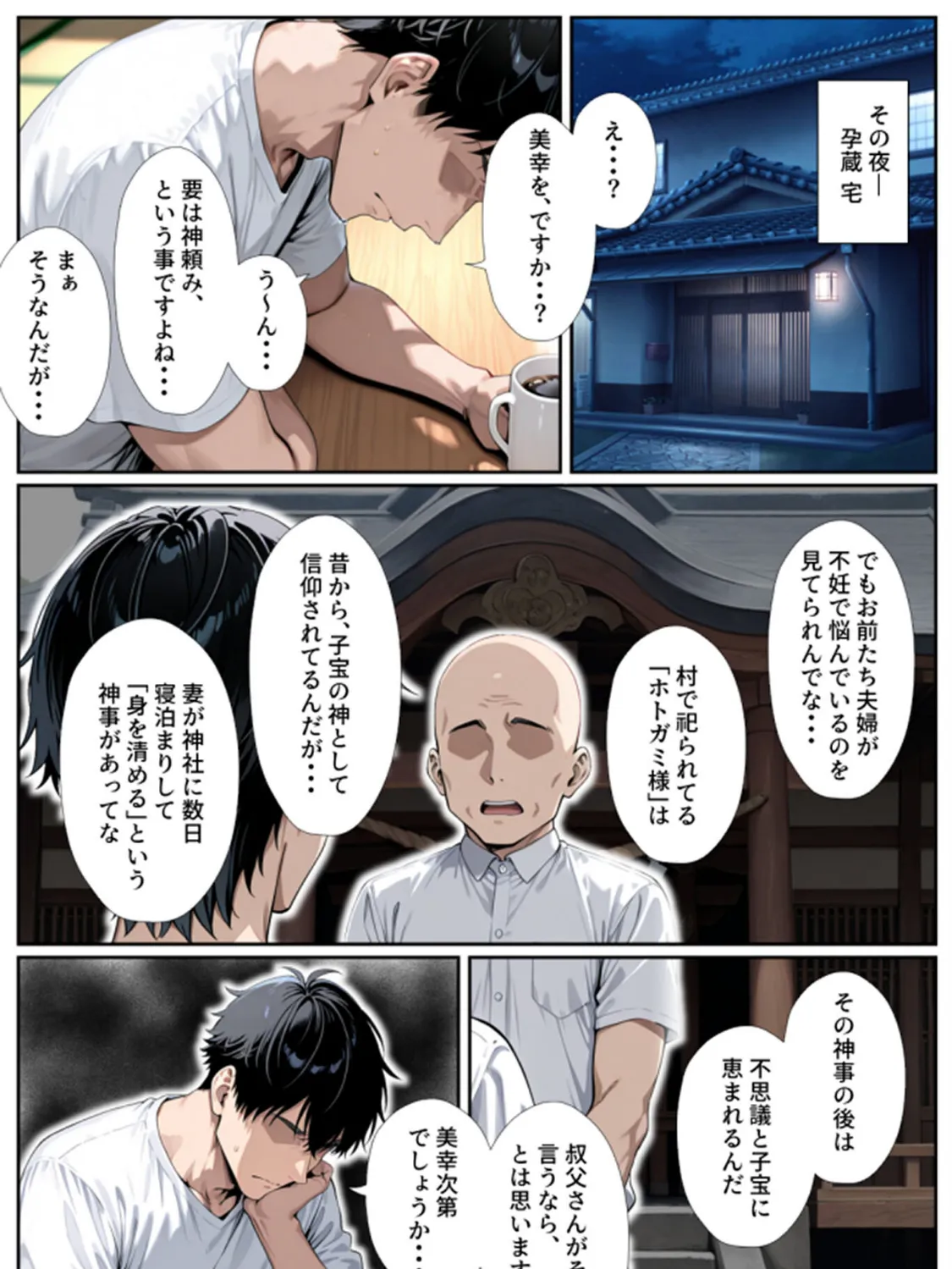 ●●を欲しがる俺の妻がなぜかドスケベ巫女服でNTRれた件 モザイク版 13ページ