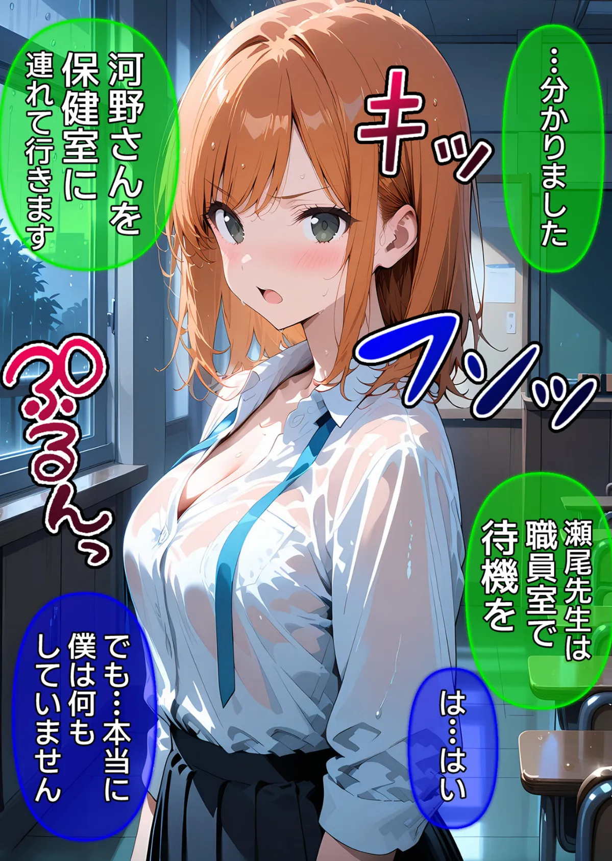 びしょ濡●●●11【CG】モザイク版 8ページ