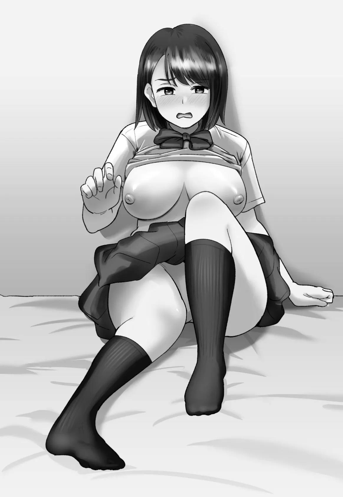 【18禁】お義父さんのセフレになりました〜巨乳JKは母の留守中に処女を奪われる〜 2ページ