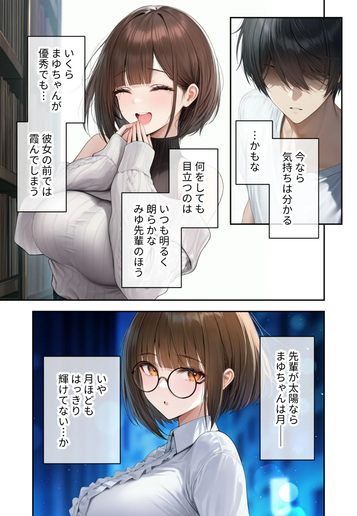 僕のセフレは憧れの先輩そっくりな双子の妹さん（6）今日、いつもより激しいね……？ モザイク版 17ページ