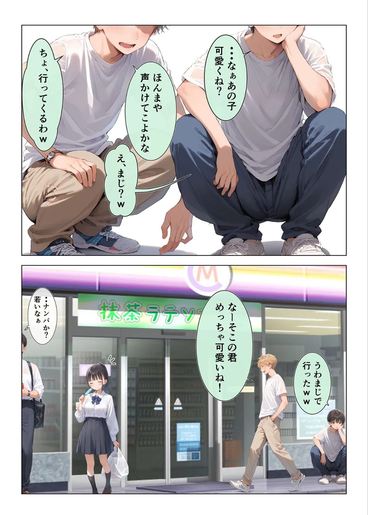 コンビニ前で出会った清楚ビッチなおじ専●●をお持ち帰りした中年おじさん（俺）の最高にラッキーでエッチな末路 モザイク版 5ページ